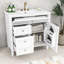 Meuble-lavabo ajustable avec 2 tiroirs Eleene-668556236