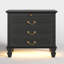 65cm W Manufactured Wood Bedside Table-125129437