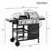 2+2 Multi-Function Burner Gas Grill And Griddle Combo For Outdoor Cooking While Camping Or Tailgating - BBQ,FRYING,PIZZA