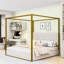 Lit plateforme à baldaquin Upholstery-216019925-216019923
