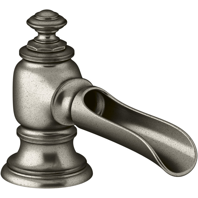 Artifacts Flume Widespread Bathroom Faucet, Vintage Nickel