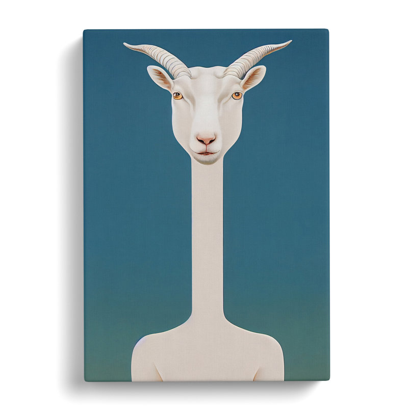 Goat - Wrapped Canvas, 60cm H x 40cm W x 3cm D