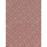Damask Area Rug in Red