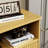 Shoe Cabinet Storage For Entryway Hidden Shoes Storage Cabinet With 2 Flip Drawers, Tall Free Standing Shoe Organizer Rack For Foyer, Hallway. Natural,31.6'' L X 9.6'' W X 40'' H.-1147676350