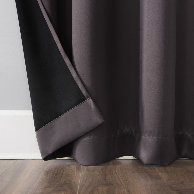 Fig Polyester 108" Blackout Grommet Curtain Panel
