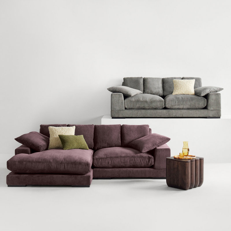 Plunge Sectional, Beige Linen