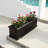 Barros Solid Cedar Rectangular Planter Box with Drainage Holes-2102627042-2088857659
