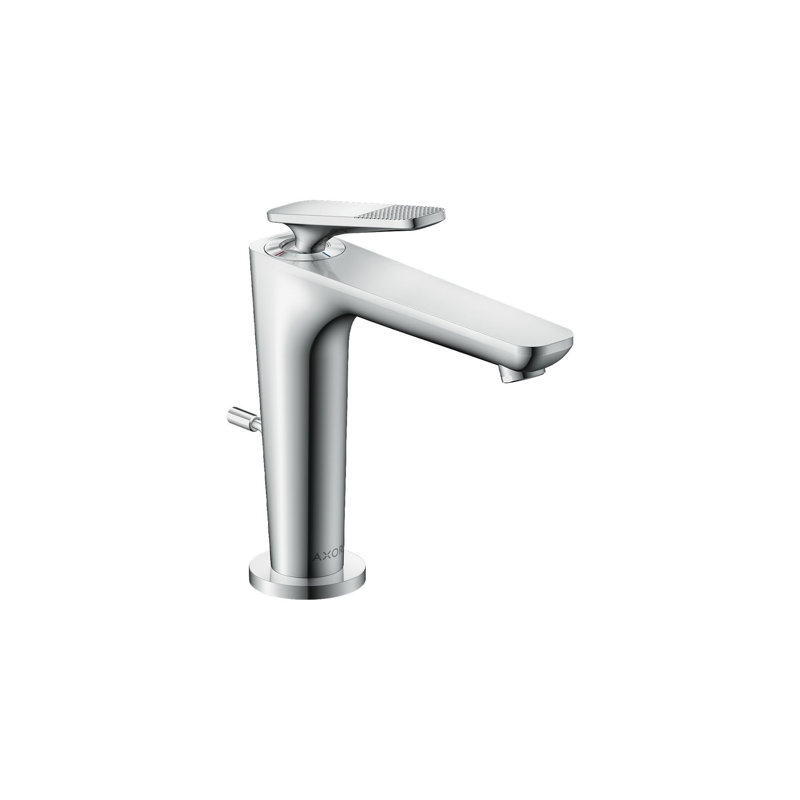 AXOR Citterio C Single-Hole Faucet 125 Coolstart With Pop-Up Drain-Cubic Cut, 1.2 GPM, Chrome