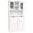 Laundry Basket Cabinet - White And Versatile With Adjustable Shelves Easy Assembly-45514083