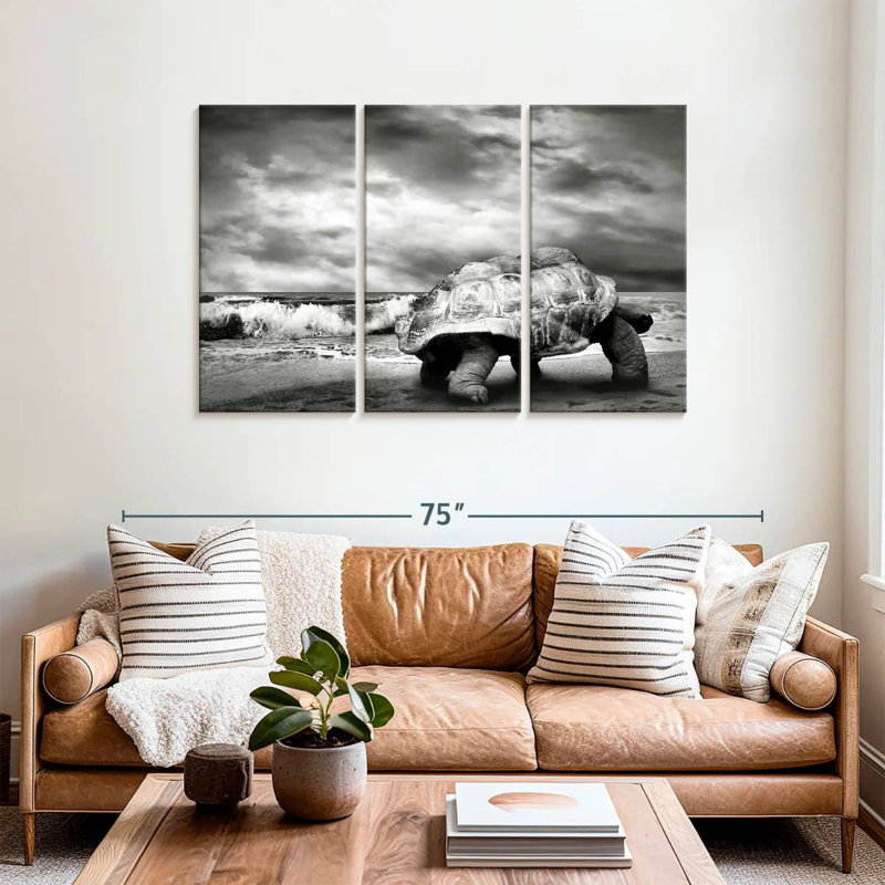 Giant Turtle BW, 36" H x 57" W
