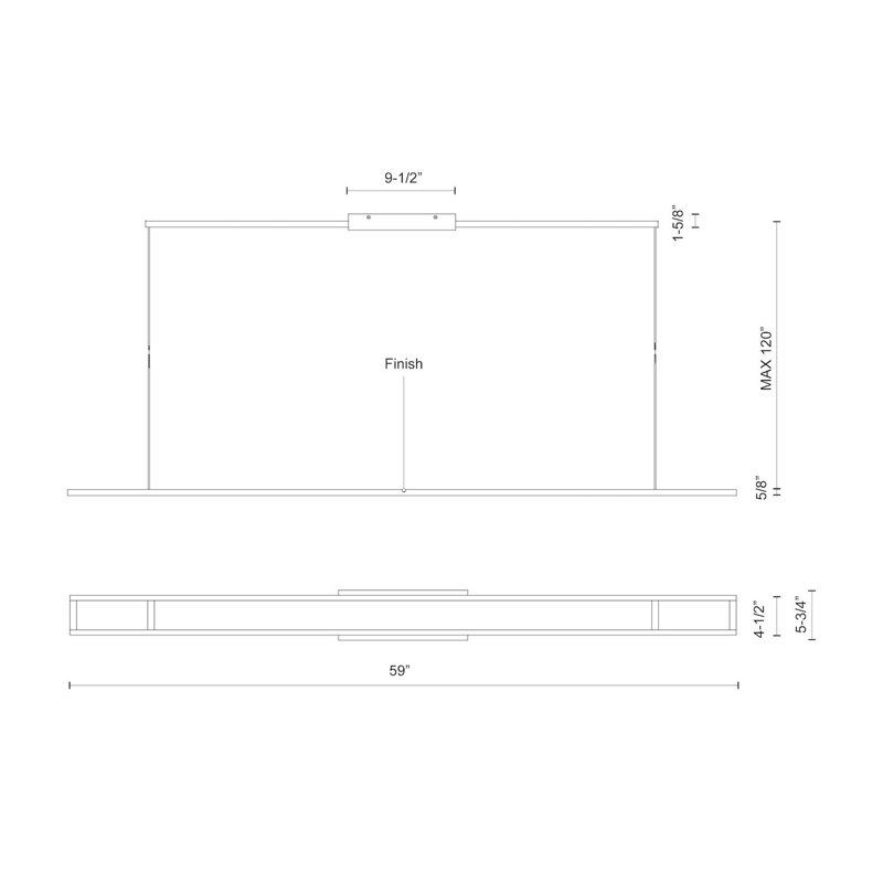 Grille, Blanc, H 122,26 po x l 59 po x P 4,5 po
