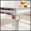 Table basse argentée
