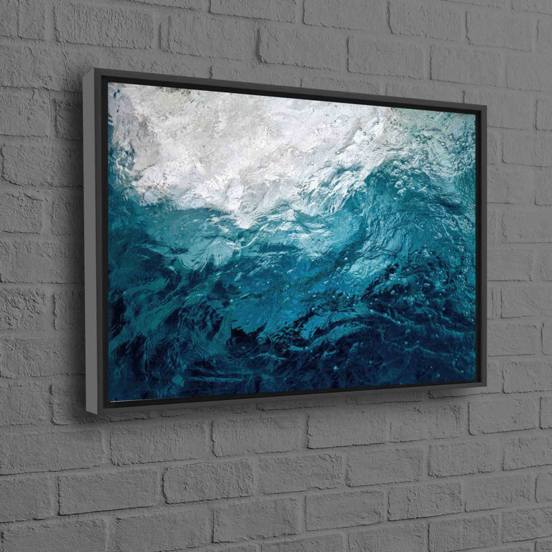 Personalized Ocean Water Art Canvas In Tones Ideal For Christmas Decor And Abstract Home Decor - Perfect Gift For Teachers
