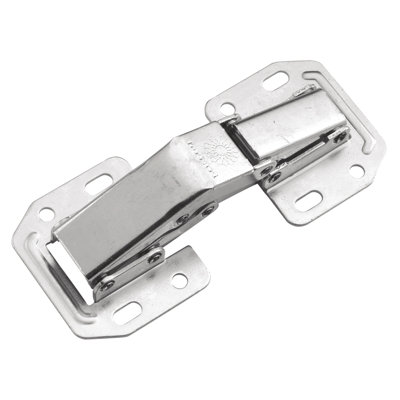 Concealed Hinges Variable overlay or inset Frameless Self-Close - Cadmium - Cabinet Door Hinges (Set of 10)
