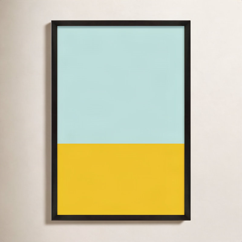Color Studies 1 by Romina Gadler - Framed Wall Art, 25" H x 17.5" W x 1.25" D, Black Framed Paper