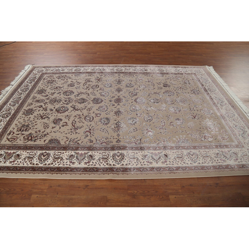 Tapis de salon en soie All-Over Floral
