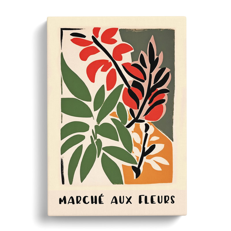 XMKTMKT-338 French Flower Market Exhibition No.5 - Wrapped Canvas Print, 50cm H x 35cm W x 3cm D