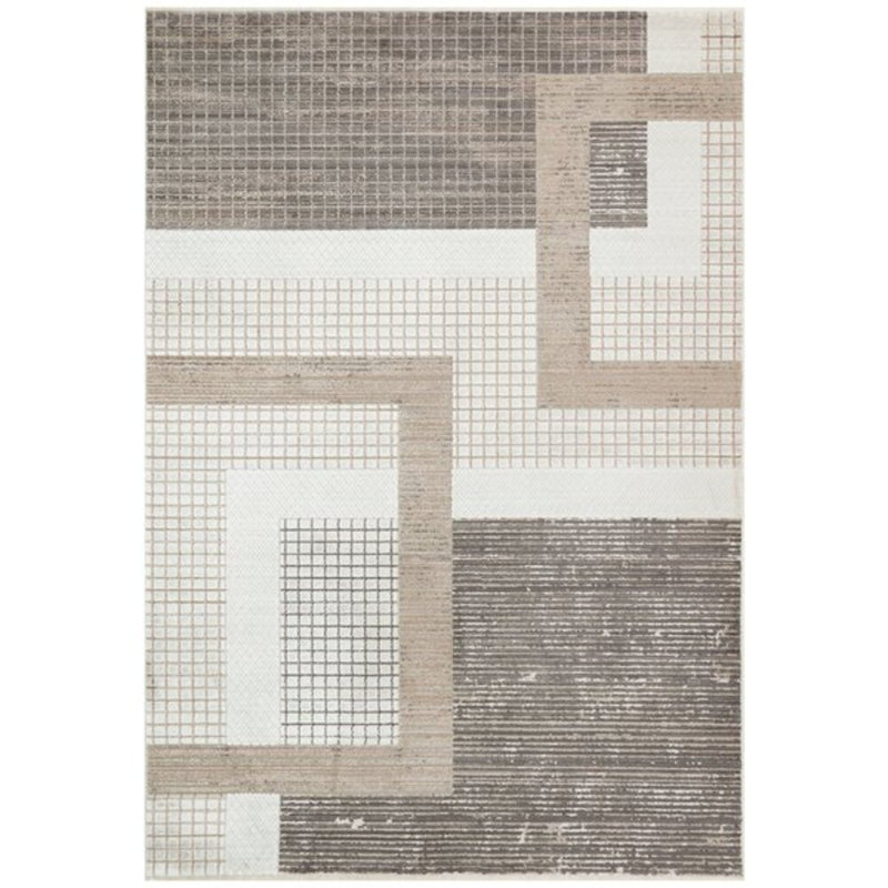 Tobias Rectangle Geometric Area Rug, Rectangle 240 x 330cm