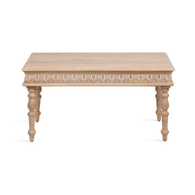 Iqrame Wooden Rectangle Living Room Coffee Table