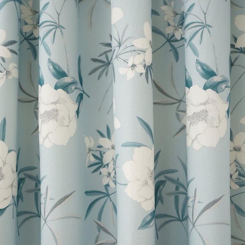 100% Cotton Room Darkening Curtain Panel Pair