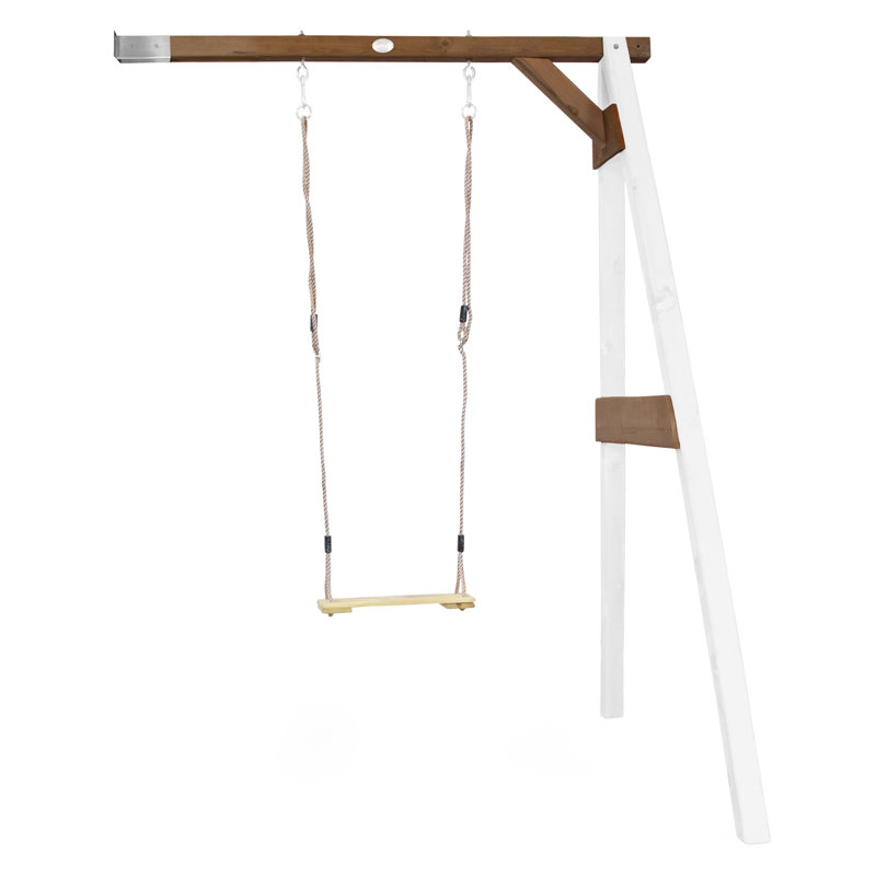 AXI Hemlock Swing Set with 1 Swing(s), White/Brown