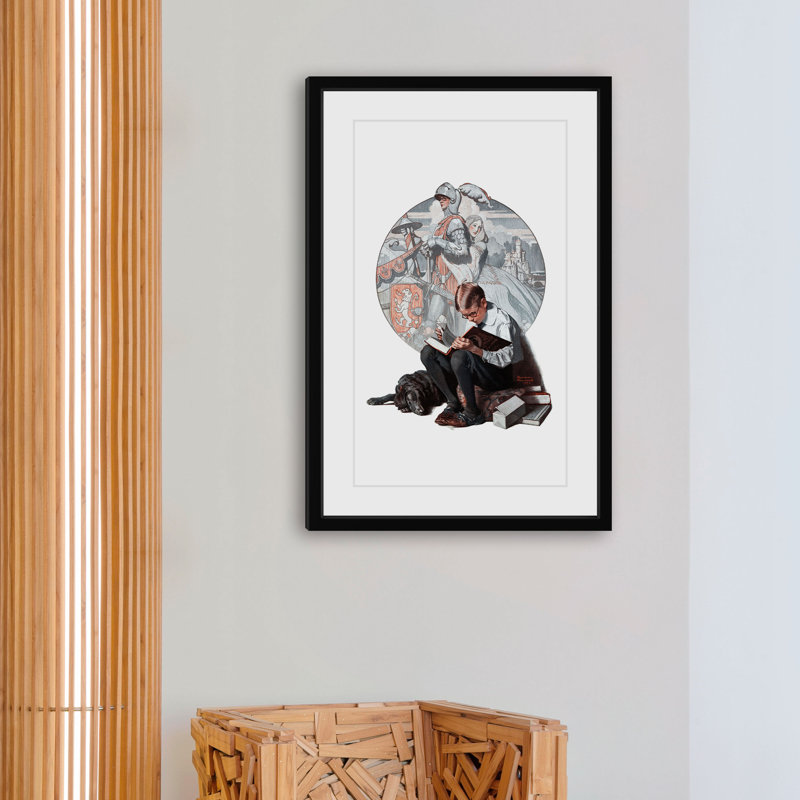 Age Of Romance by Norman Rockwell - Wrapped Canvas Print, 46 cm H x 30 cm W x 4cm D