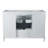 48” Single Vanity Set With White Carrara Marble Top and Mirror-496726716