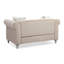 Causeuse élégante beige avec touche moderne-1847327228