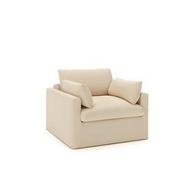 Luna Slipcovered Accent Chair