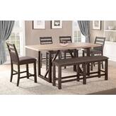 Gracie Oaks Clogh Solid Wood Base Dining Table & Reviews | Wayfair