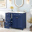 Ensemble de meuble-lavabo simple 36 po avec plateau en bois manufacturé Romanda-709858104