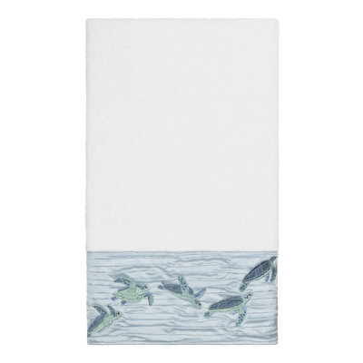 Serviette de bain en coton turc à ornements Mia