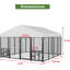 Enclos extérieur pour chien de 3 m x 3 m x 2 m avec auvent imperméable-114394642
