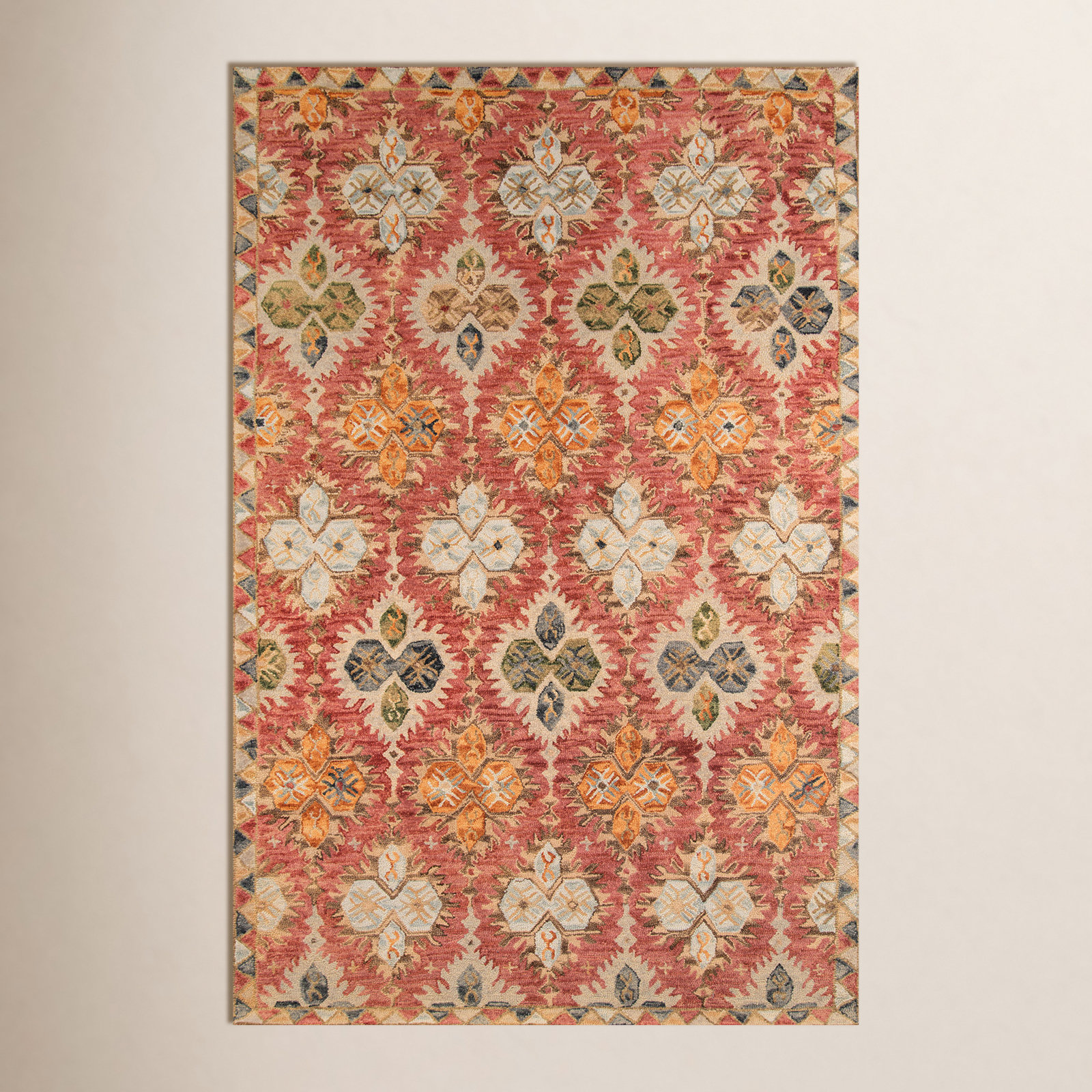 Adrien Handmade Wool Rug, Rectangle 2' x 3'