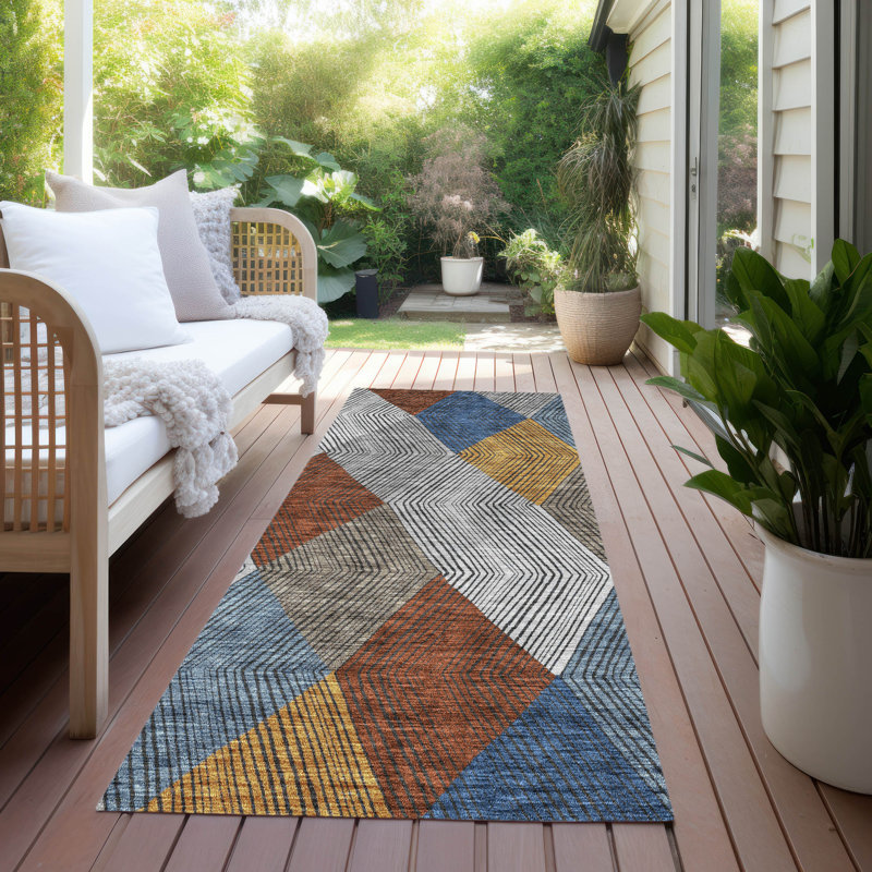 Tapis Aquaisha avec envers antidérapant, Tapis de couloir 2 pi 3 po x 7 pi 6 po