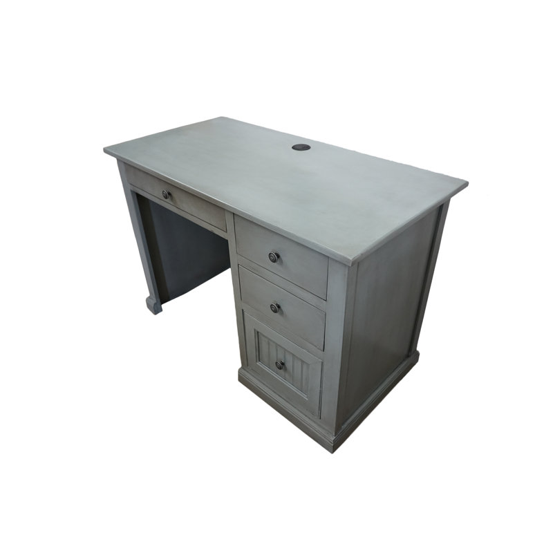 Didier Solid Wood Computer Desk, Havana Gold, None
