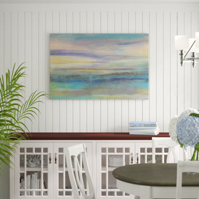 'Lilac II' by Jennifer Goldberger - Painting Print