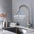 Touch Responsive Kitchen Faucet With Pull Down - Easy Water Control, Brushed Nickel Finish, Stainless Steel Spray Head And Sensor Corrosion Resistance, Consistent Flow Nickel,-413157662