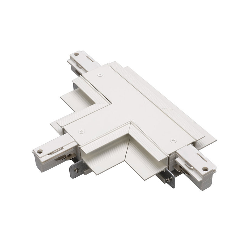 Recessed T Track Connector, White