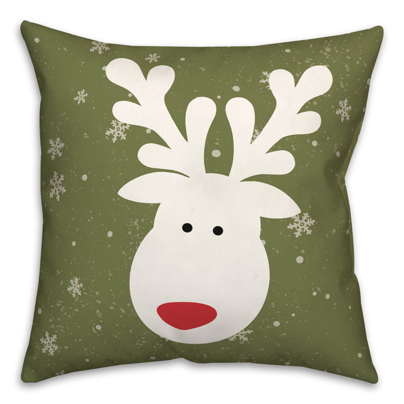  Coussin Reindeer, Vert