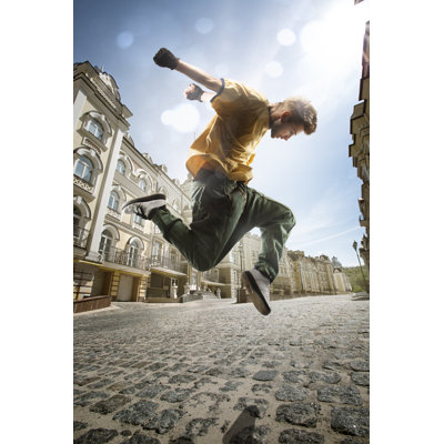 Street Dancer by Eugene_Onischenko - Wrapped Canvas Print