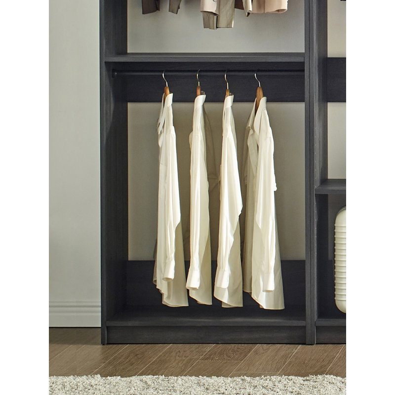 Kalinikos 157'' Closet System, Black
