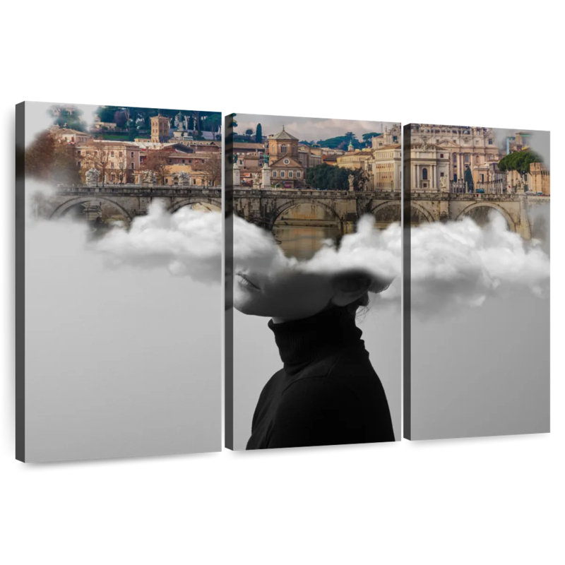 Portrait de Leisha City On My Mind, H 42 po x l 65 po
