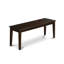 Ensemble de table de salle à manger 6 pièces comprenant une table rectangulaire en bois et 4 chaises de salle à manger avec banc, 36 x 60 pouces, cappuccino-1675478145-1661431081