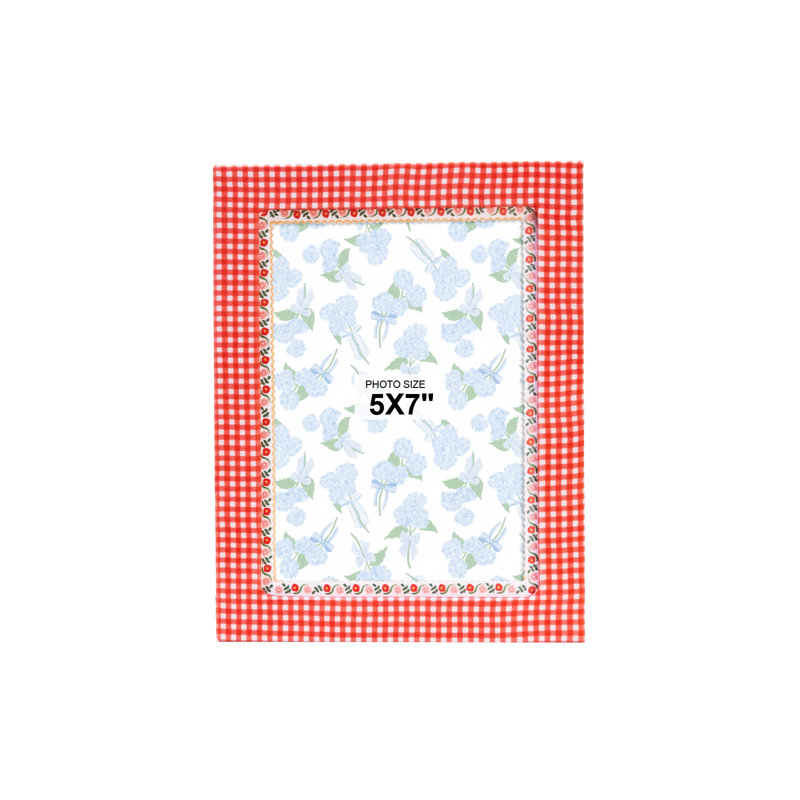 Cadre coloré pour mur, Rouge, 5 po x 7 po