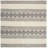 Jacques Hand Woven Wool/Cotton Southwestern Rug in Ivory/Gray-1816772984