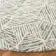 Linsly Geometric Handmade Tufted Wool/Cotton Light Green/Ivory Area Rug