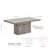 Graceful Dining Table with Elegant Parson-Style 6-Chairs Set