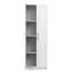 Armoire de cuisine et armoire à 2 portes et 3 cloisons, blanc, 4 rangements, panneau de particules de 15 mm, 2 portes 3 et cuisine de longue durée, travail minutieux