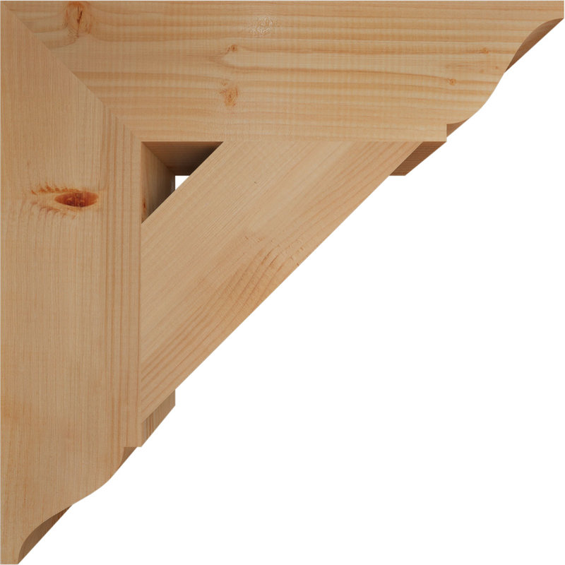 Support traditionnel, H 24 po x l 5,5 po x P 24 po, Douglas (lisse)